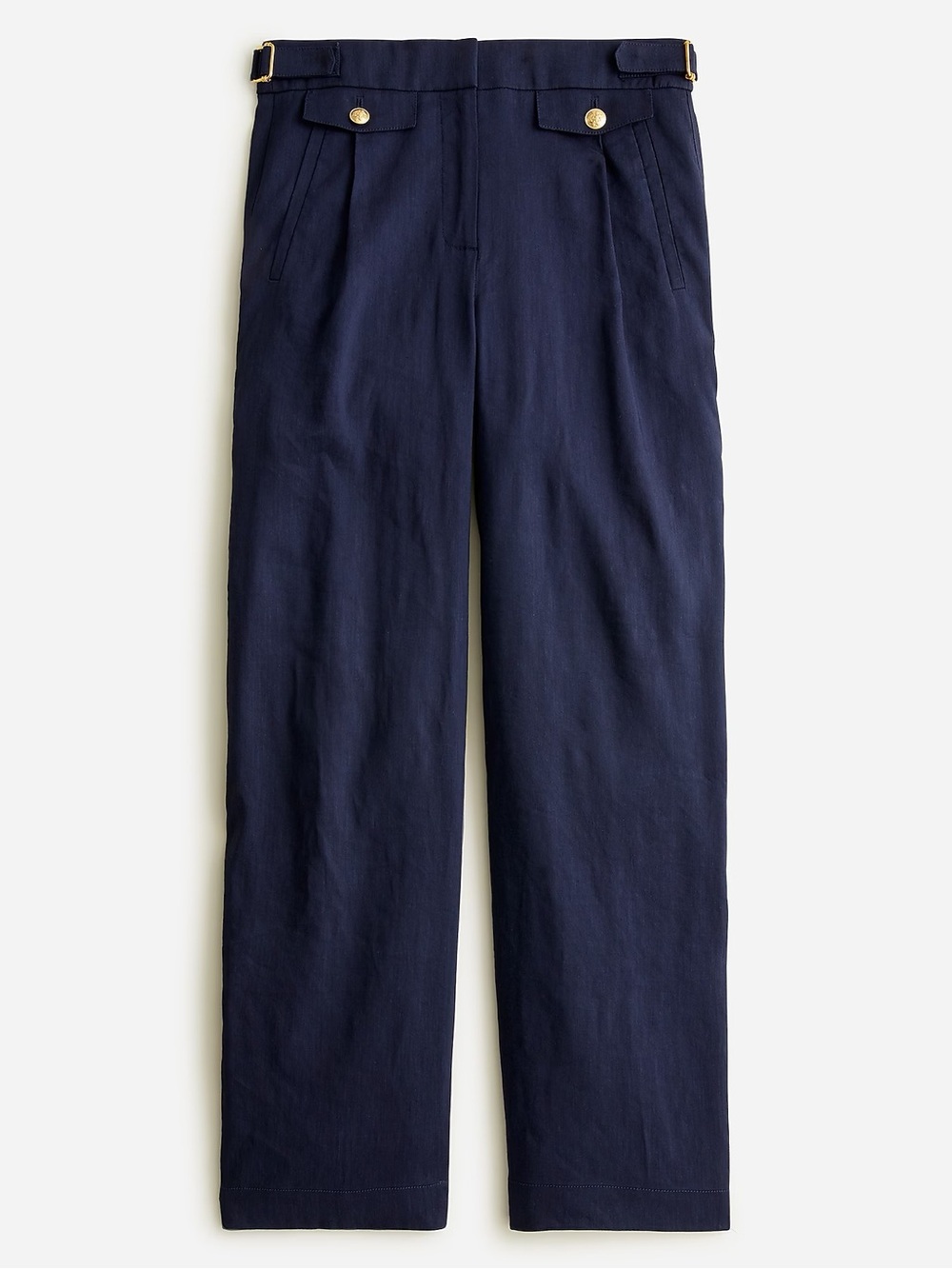 J. Crew Collection side-tab trouser in Italian linen blend